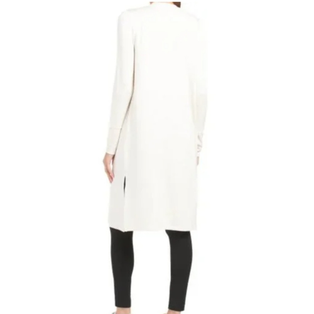 90 Degree by Reflex- HTR. LT. Grey | Melrose Lifestyle Side Slit Long Ca… - Picture 2 of 2